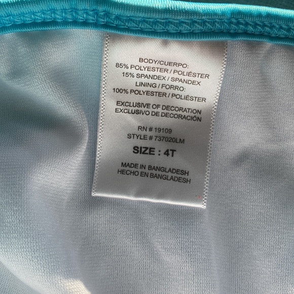 Sz 4T Disney princess Ariel 2pc swimsuit - Picture 3 of 5